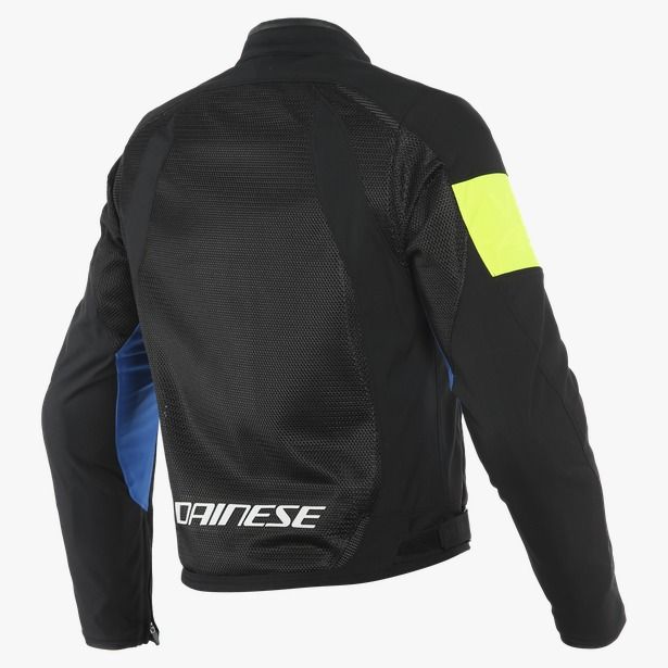 Dainese VR46 Grid Air Tex Jacket BLACK/PRINCESS-BLUE/FLUO-YELLOW : Delivery in 5 days 
